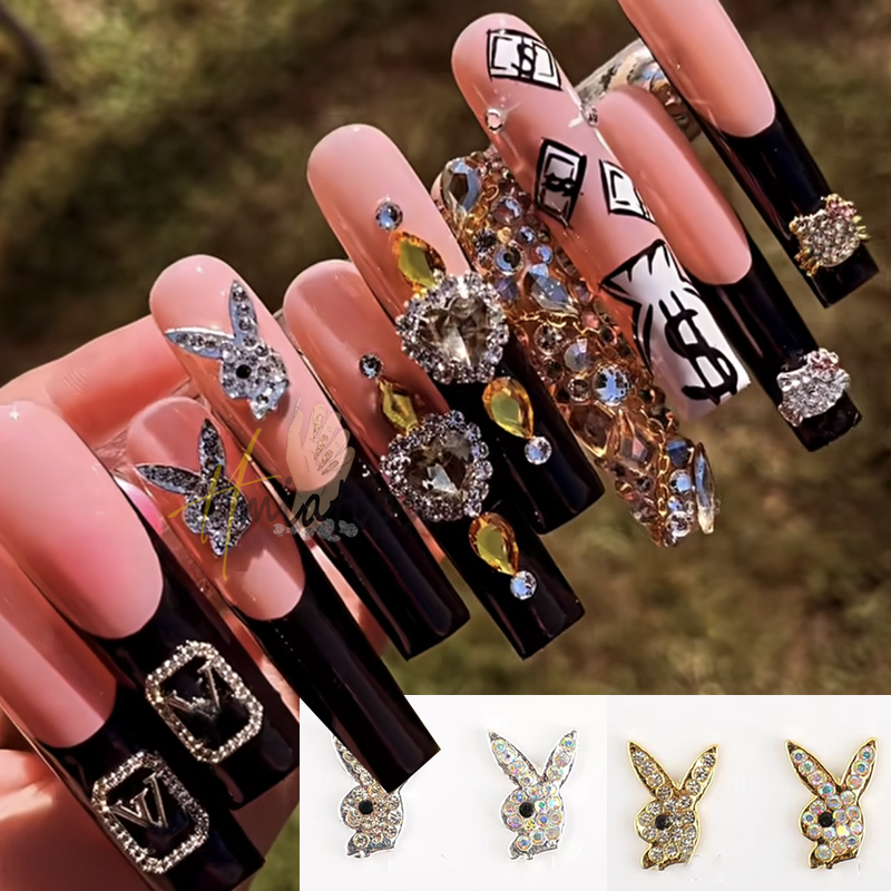 Nail Art Valentines Day - 3D-украшения для ногтей в виде головок