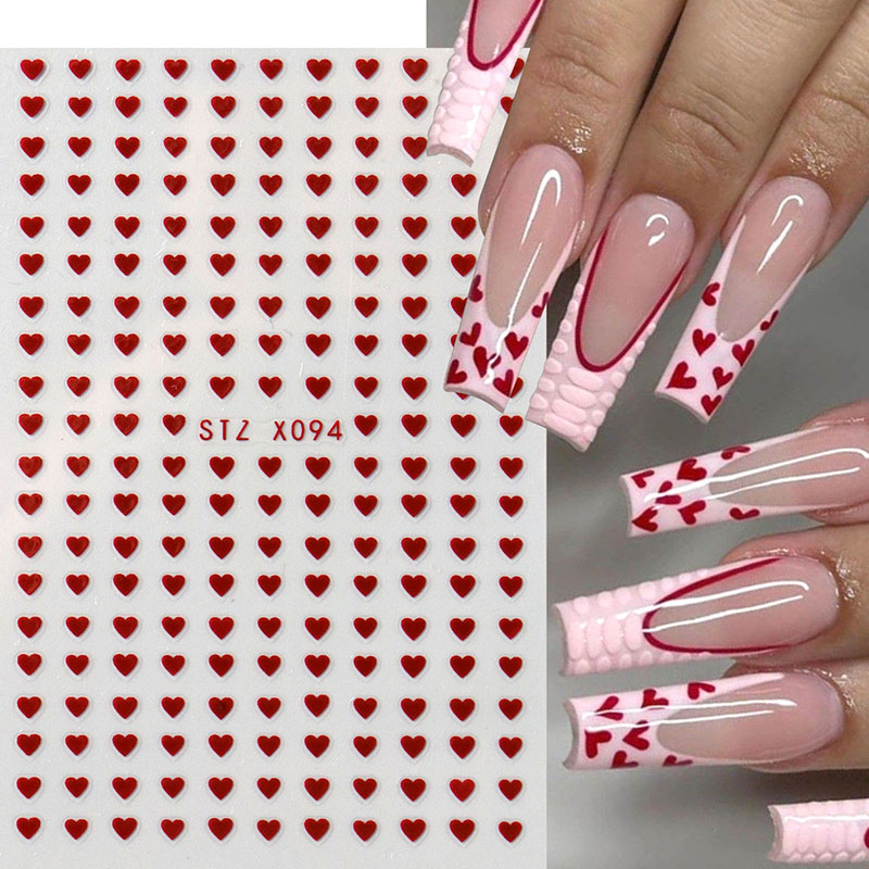 2 шт., мини-наклейки для дизай – обзор и цена Nail Art Valentines Day