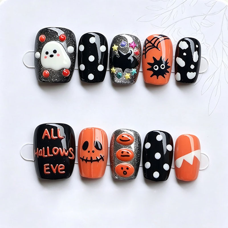 10 шт. накладных ногтей с диза – обзор и цена Nail Art Press On
