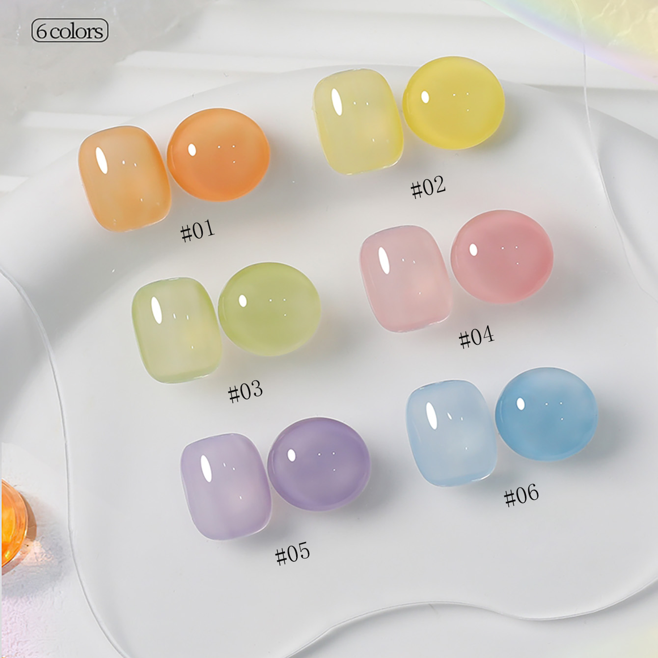 1-6 шт. Новые гель-лаки PSK Ma – обзор и цена Nail Art Orange