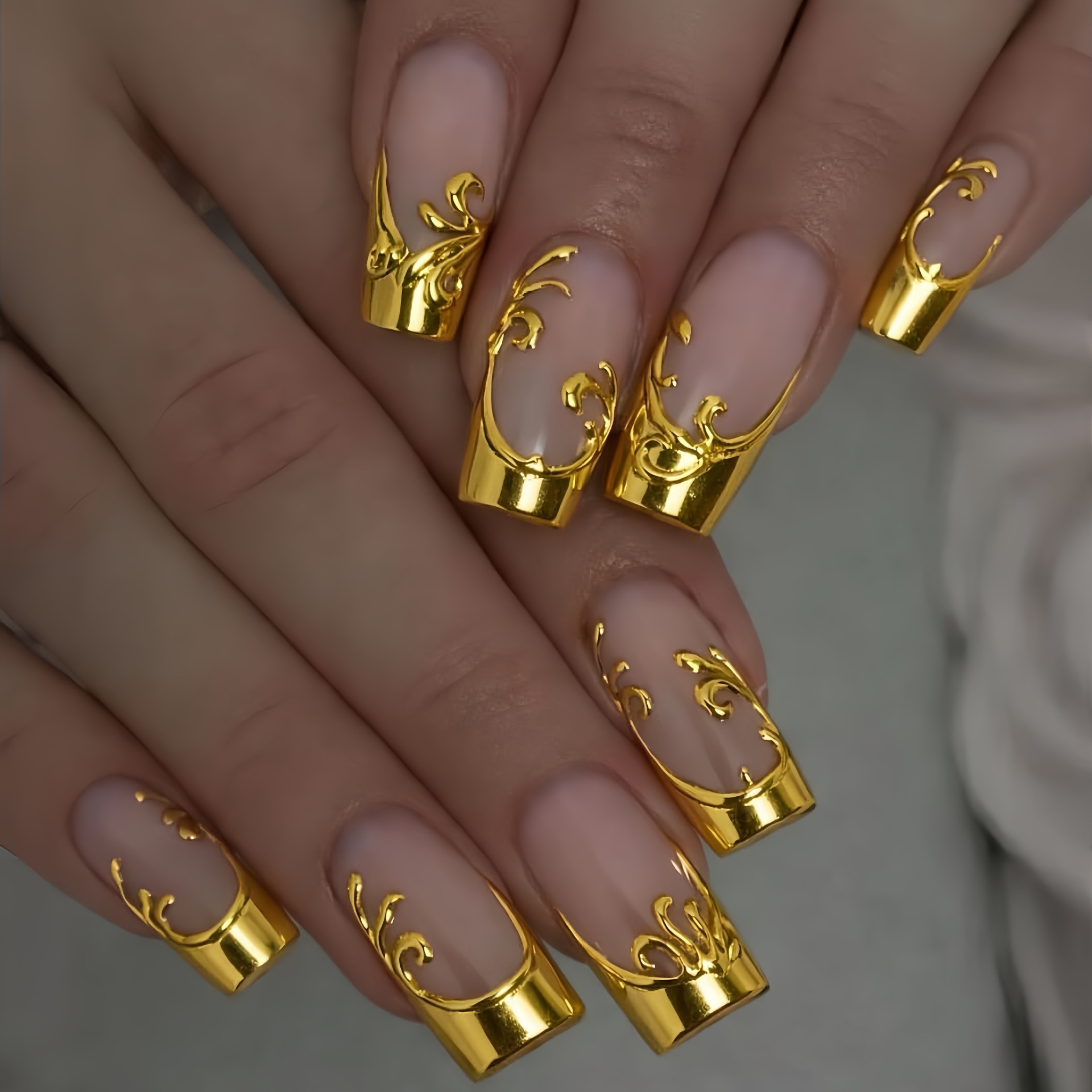 Средне-длинные накладные ногти – обзор и цена Nail Art Press On